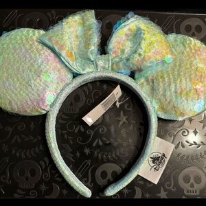 Iridescent Sequin Ears Headband
